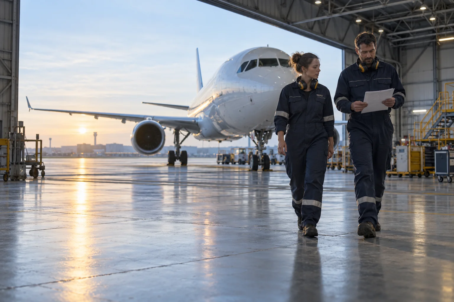 Équipe de maintenance aéronautique